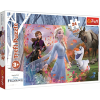 TREFL Puzzle Ľadové kráľovstvo: Hľadanie dobrodružstva MAXI 24 dielikov