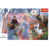 TREFL Puzzle Ľadové kráľovstvo: Hľadanie dobrodružstva MAXI 24 dielikov