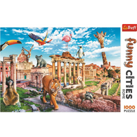 TREFL Puzzle Legrační mesta: Divoký Rím 1000 dielikov