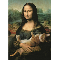 TREFL Puzzle Mona Lisa s mačkou 500 dielikov
