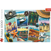 TREFL Puzzle Pohľadnica z dovolenky 1000 dielikov
