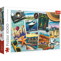 TREFL Puzzle Pohľadnica z dovolenky 1000 dielikov