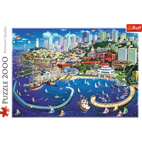 TREFL Puzzle Prístav v San Franciscu 2000 dielikov