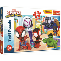 TREFL Puzzle Spidey a jeho úžasní priatelia MAXI 24 dielikov