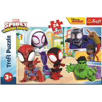TREFL Puzzle Spidey a jeho úžasní priatelia MAXI 24 dielikov