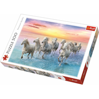 TREFL Puzzle Stádo bežiacich beluš 500 dielikov