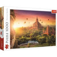TREFL Puzzle Starobylý chrám v Barme 1000 dielikov
