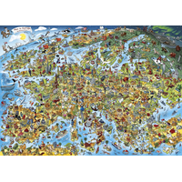 GIBSONS Puzzle To je Európa 1000 dielikov
