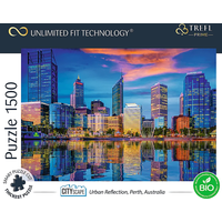 TREFL Puzzle UFT Cityscape: Odraz mesta Perth, Austrália 1500 dielikov