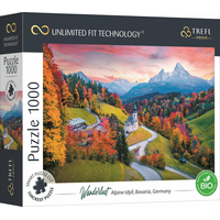 TREFL Puzzle UFT Wanderlust: Na úpätí Álp 1000 dielikov