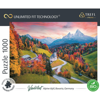 TREFL Puzzle UFT Wanderlust: Na úpätí Álp 1000 dielikov