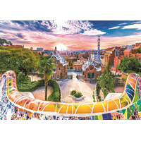 TREFL Puzzle Západ slnka nad Barcelonou, Španielsko 1000 dielikov