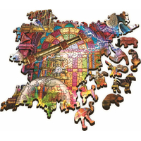 TREFL Wood Craft Origin puzzle Čarovná komnata 1000 dielikov