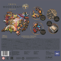 TREFL Wood Craft Origin puzzle Čarovná komnata 1000 dielikov