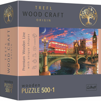 Trefl Wood Craft Origin puzzle Westminsterský palác, Big Ben 501 dielikov