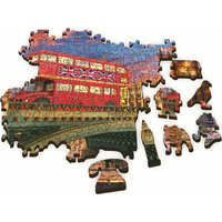 Trefl Wood Craft Origin puzzle Westminsterský palác, Big Ben 501 dielikov