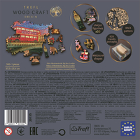 Trefl Wood Craft Origin puzzle Westminsterský palác, Big Ben 501 dielikov