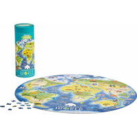 RIDLEY&#39;S GAMES Okrúhle puzzle Ohrozený svet 1000 dielikov
