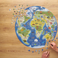 RIDLEY&#39;S GAMES Okrúhle puzzle Ohrozený svet 1000 dielikov