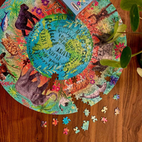 GIBSONS Okrúhle puzzle Planéta B neexistuje 500 dielikov