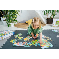 Obojstranné puzzle Treflíci na statku BABY MAXI 2x10 dielikov