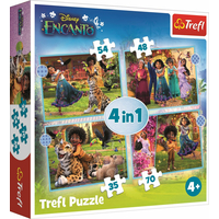 TREFL Puzzle Encanto 4v1 (35,48,54,70 dielikov)