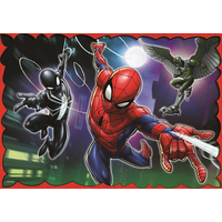 TREFL Puzzle Hrdinný Spiderman 4v1 (35,48,54,70 dielikov)