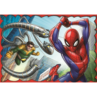 TREFL Puzzle Hrdinný Spiderman 4v1 (35,48,54,70 dielikov)