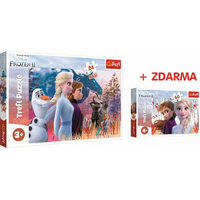 TREFL Puzzle Ľadové kráľovstvo 2 MAXI 24 dielikov + Ľadové kráľovstvo 60 dielikov Zadarmo