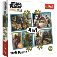 TREFL Puzzle Mandalorian a jeho svet 4v1 (35,48,54,70 dielikov)