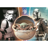TREFL Puzzle Mandalorian a jeho svet 4v1 (35,48,54,70 dielikov)