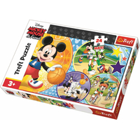TREFL Puzzle Mickey Mouse športuje MAXI 24 dielikov