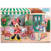 TREFL Puzzle Minnie s priateľmi 4v1 (12,15,20,24 dielikov)