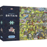 GIBSONS Puzzle Nádherná Británia 1000 dielikov