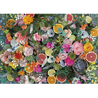 GIBSONS Puzzle Papierové kvety 1000 dielikov