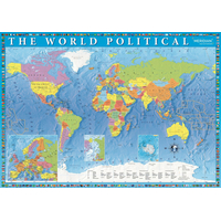 TREFL Puzzle Politická mapa sveta 2000 dielikov