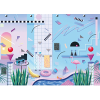 CLOUDBERRIES Puzzle Poolside 1000 dielikov