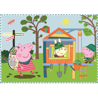 TREFL Puzzle Prasiatko Peppa: Spomienky na prázdniny 4v1 (12,15,20,24 dielikov)