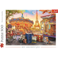 TREFL Puzzle Prázdiny v Paríži 500 dielikov