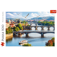 TREFL Puzzle Pražské mosty, Česká republika 500 dielikov