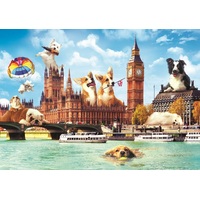 TREFL Puzzle Legrační mestá: Psy v Londýne 1000 dielikov