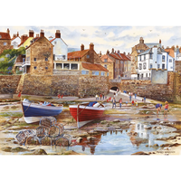GIBSONS Puzzle Robin Hood&#39;s Bay, North Yorkshire 1000 dielikov
