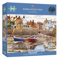 GIBSONS Puzzle Robin Hood&#39;s Bay, North Yorkshire 1000 dielikov