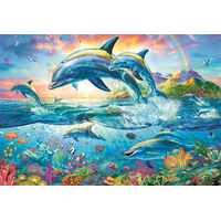 TREFL Puzzle Rodina delfínov 1500 dielikov