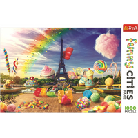 TREFL Puzzle Legrační mestá: Sladký Paríž 1000 dielikov