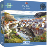 GIBSONS Puzzle Staithes, Veľká Británia 1000 dielikov
