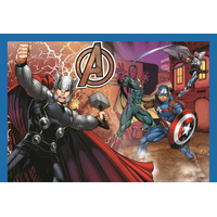 TREFL Puzzle Statočné Avengers 4v1 (35,48,54,70 dielikov)