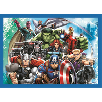 TREFL Puzzle Statočné Avengers 4v1 (35,48,54,70 dielikov)