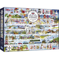 GIBSONS Puzzle Symboly Veľkej Británie 1000 dielikov
