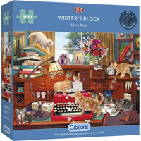 GIBSONS Puzzle Typické muky spisovateľa 1000 dielikov